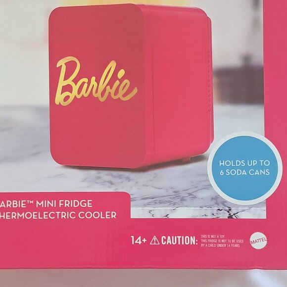 Barbie Mini Fridge  Thermoelectric Cooler. Brand New with Tag, in a Box - Picture 4 of 17